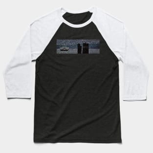 San Juan Island Ferries, Seagull and Seaplane Baseball T-Shirt